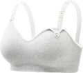 Momcozy Nursing Bras for Breastfeeding - Soft Seamless Cotton Comfort