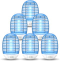 Indoor Bug Zappers Mosquito Killer - Quiet, Safe 6 Pack