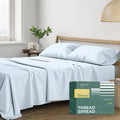 100% Organic Cotton King Sheets Percale Weave - Cool, Crisp Comfort