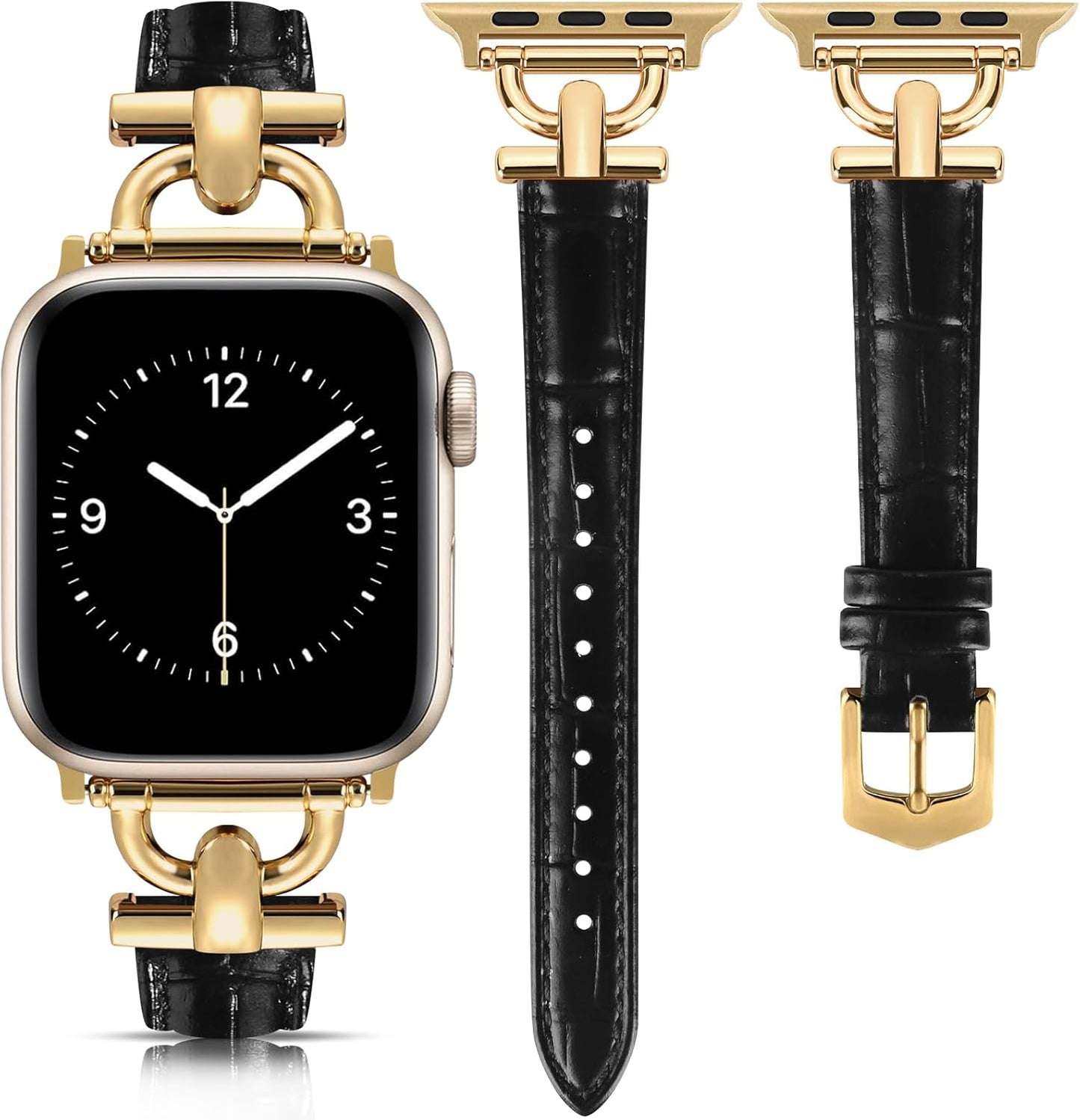 Luxury Leather Apple Watch Band - Elegant Upgrade