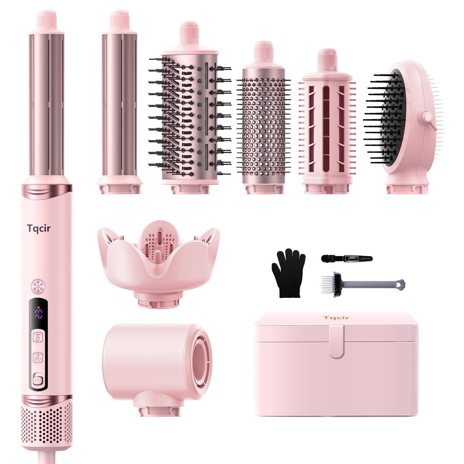 8-in-1 Professional Hot Air Styler for Effortless Hair Styling
