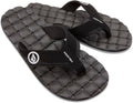 Volcom Men's Recliner Sandal Flip Flop - Cushioned Everyday