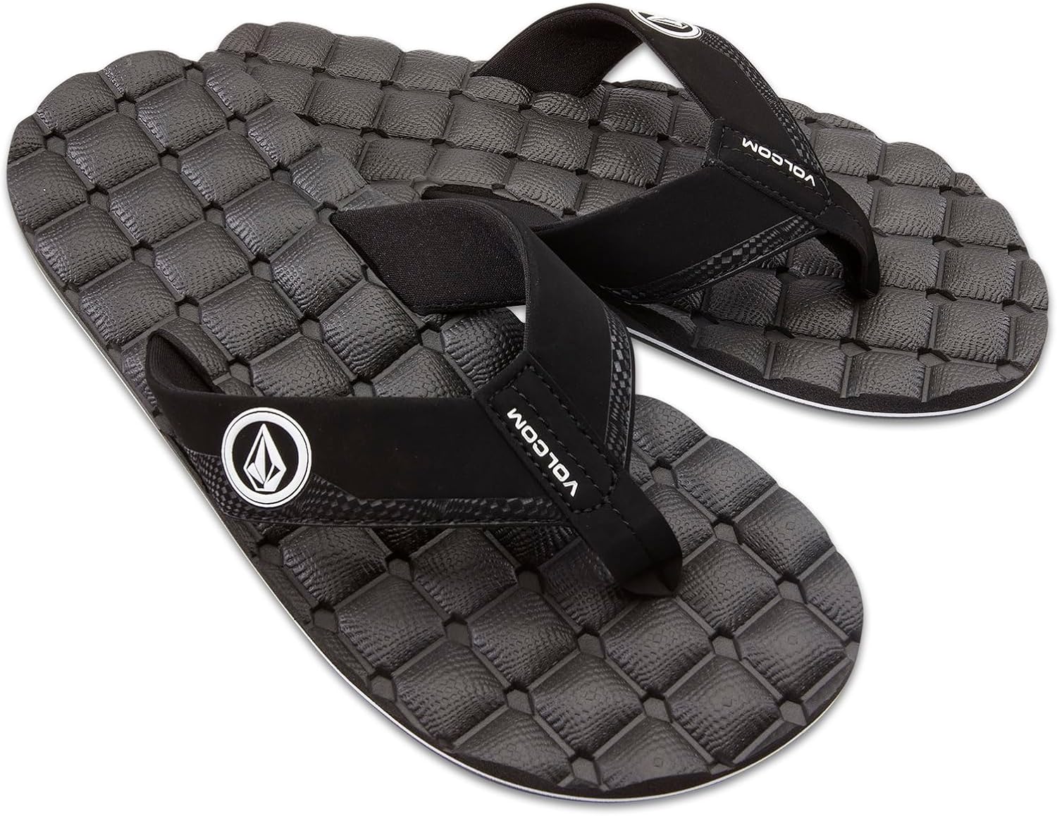 Volcom Men's Recliner Sandal Flip Flop for Ultimate Comfort