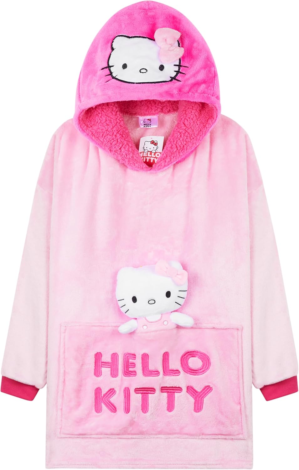 Cozy Hello Kitty Hoodie Blanket - Perfect Gift for Girls!