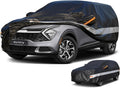 10 Layers SUV Full Car Cover for Kia Sportage 2010-2024 - Black Cotton