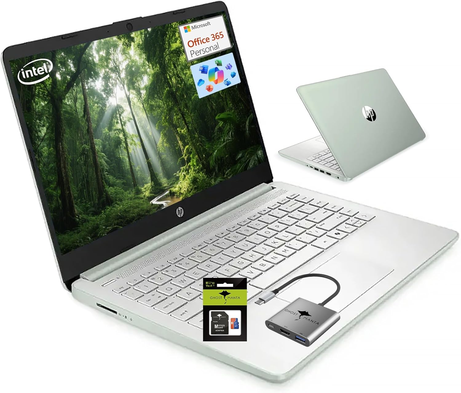 HP 14 Student Laptop with Quad-Core Processor for School