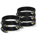 8K HDMI 2.1 Cable 10ft 5-Pack - High Speed Gaming & Monitor Cable