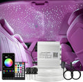 AKEPO Fiber Optic Star Ceiling Light Kit - Dual Head RGBW Twinkle
