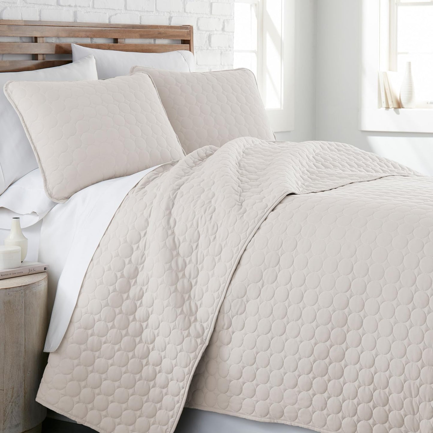 Quilted Summer Comforter King Size Set with Pillow Shams