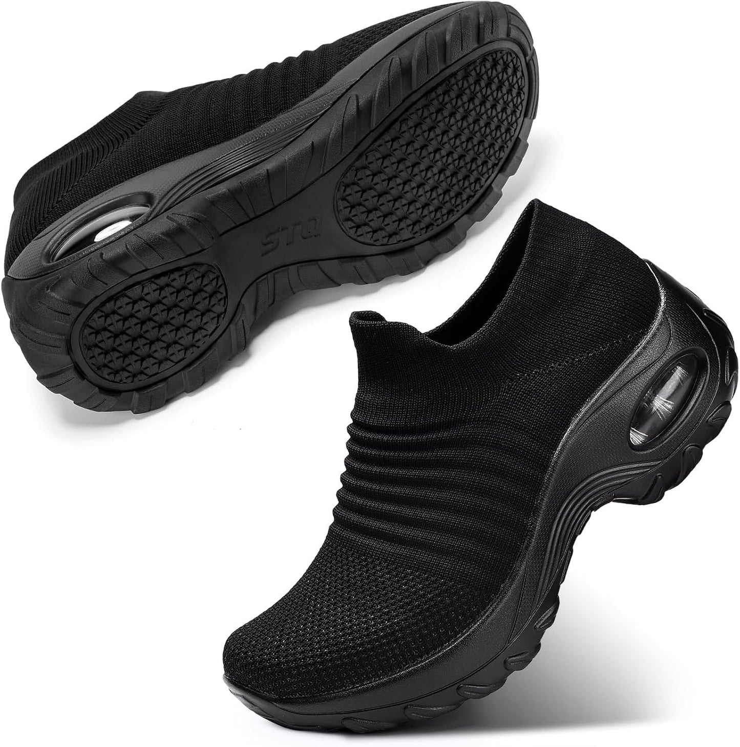 STQ Walking Shoes for Women with Arch Support and Comfort
