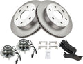 TRQ Front Brake Pad & Rotor Kit for Cadillac and Chevrolet Vehicles