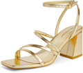 Modatope Women Heeled Sandals Strappy Heels - Comfortable Chunky not