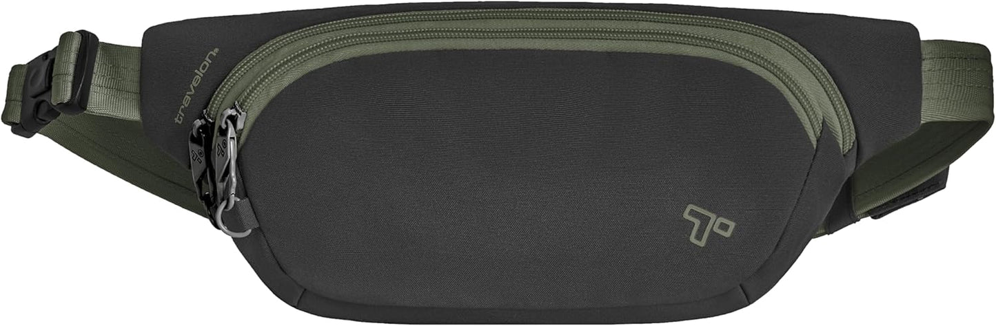 Travelon Anti-Theft Waist Pack for Secure Hands-Free Travel