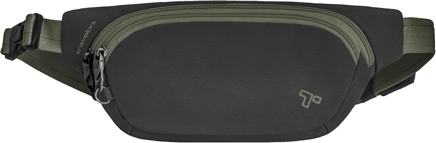 Travelon Anti-Theft Waist Pack for Secure Hands-Free Travel