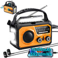 16000mAh Solar Crank Emergency Radio - NOAA Weather Alert Power Bank