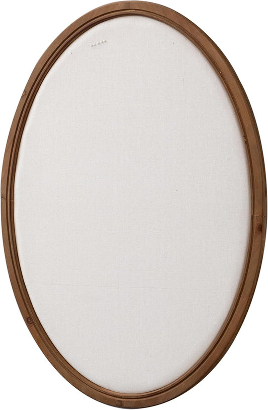 Large Oval Bulletin Board for Home Office and School Use
