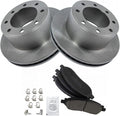 TRQ Rear Brake Pad & Rotor Kit Compatible with 2005-2007 Ford F-250