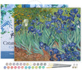 Paint by Numbers for Adults Van Gogh Iris 16x20 - Framed Canvas
