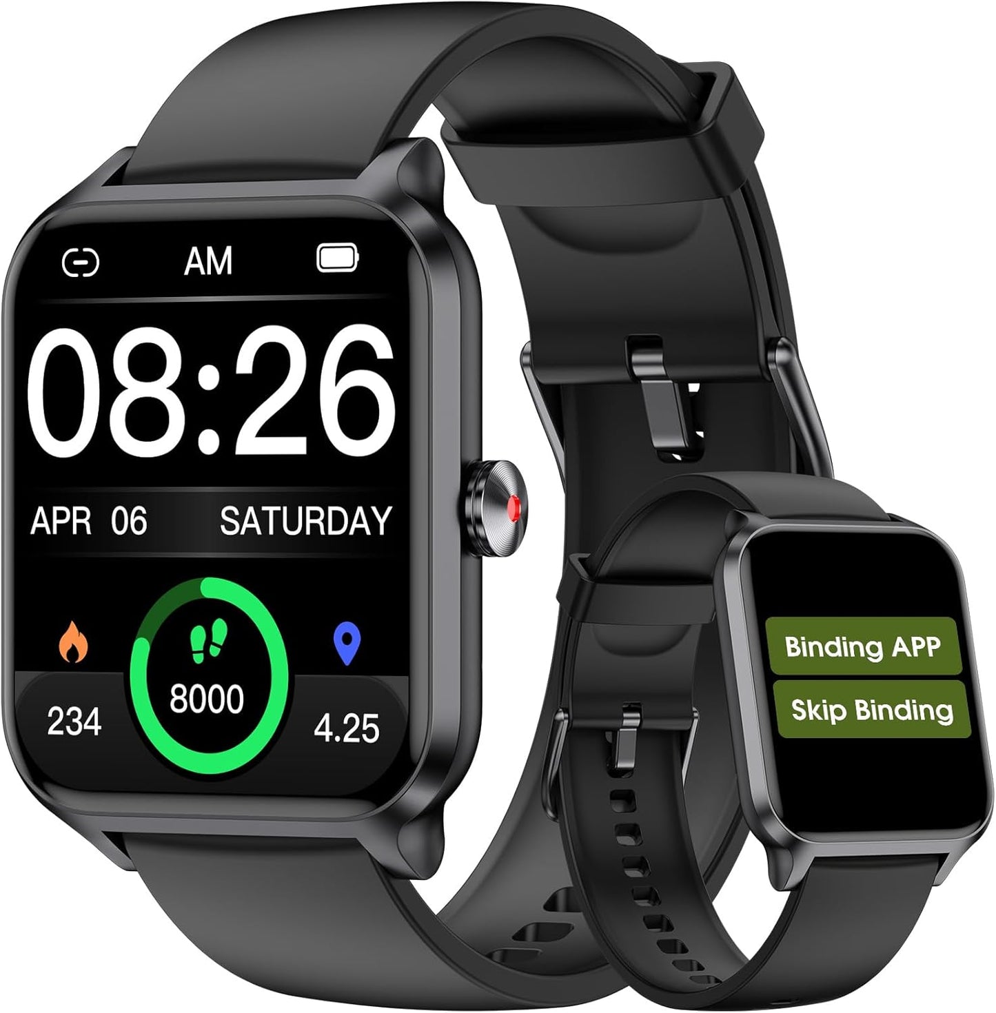 Pautios Smartwatch: Track Fitness & Health Easily