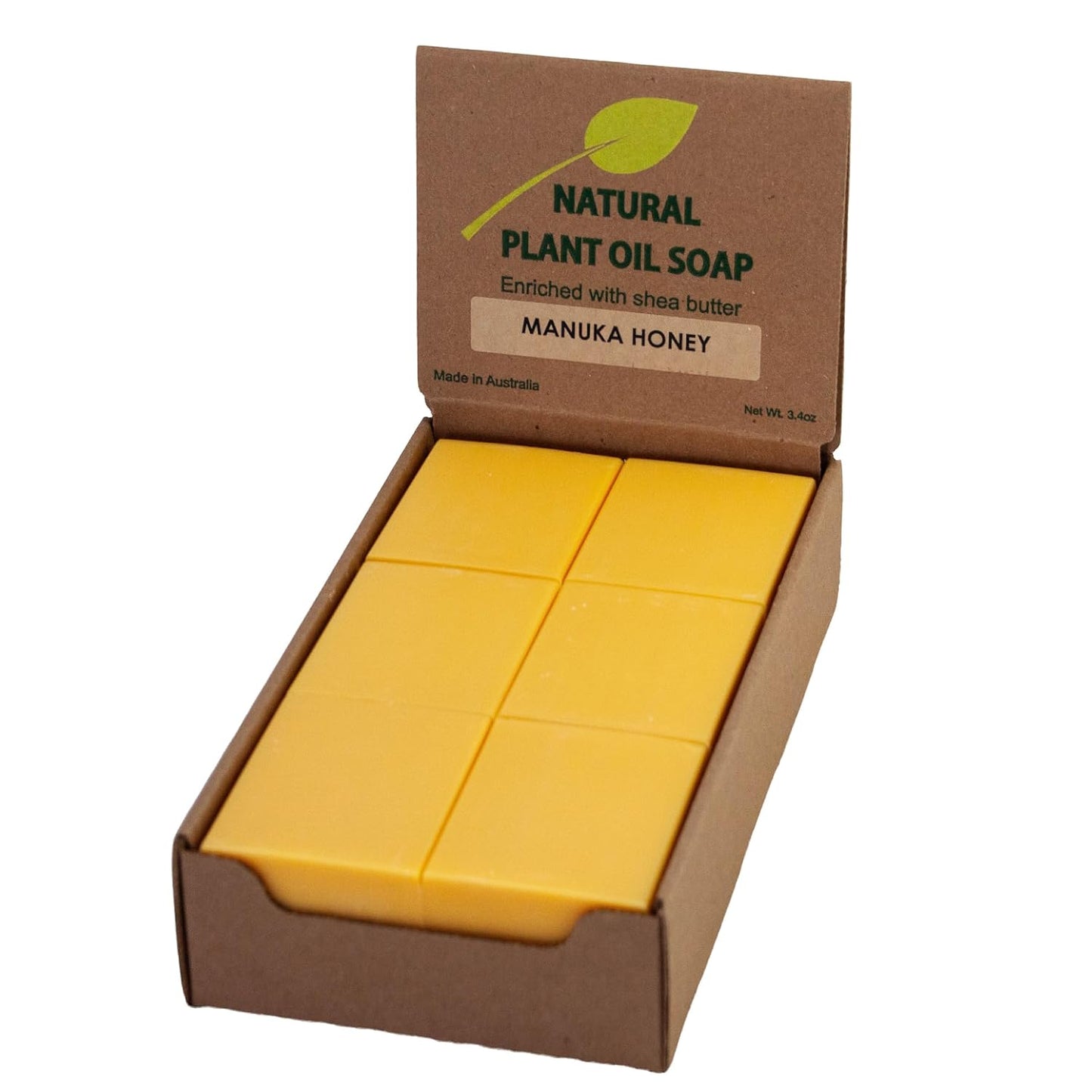 Manuka Honey Scented Natural Soap Bars - Luxurious Moisturizing