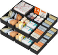 Drawer Organizer Clothes 14 Pack - Foldable Dresser Dividers