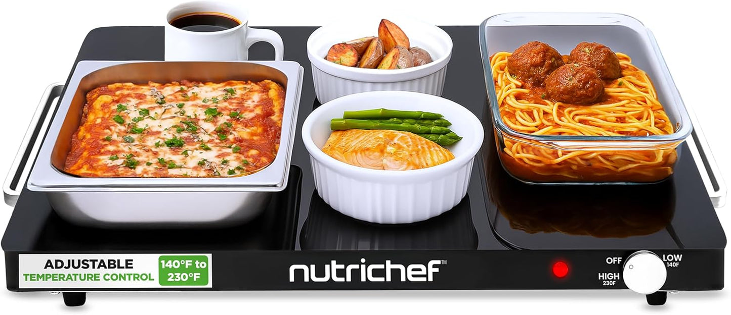 NutriChef Electric Warming Tray - Perfect for Parties