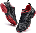 Mens Running Shoes for Men - Breathable Knit Athletic Sneaker