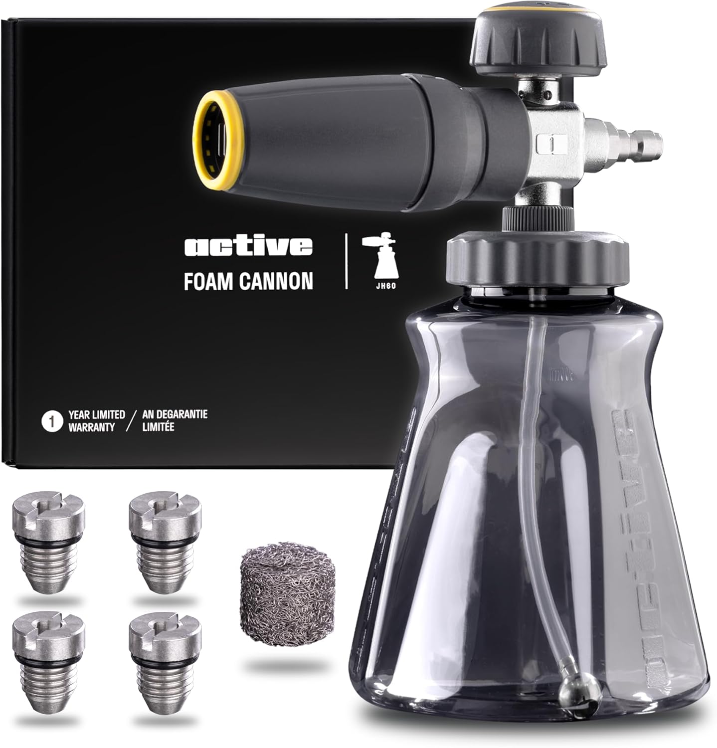 ACTIVE Foam Cannon for Pressure Washers - Ultimate Cleaning Tool