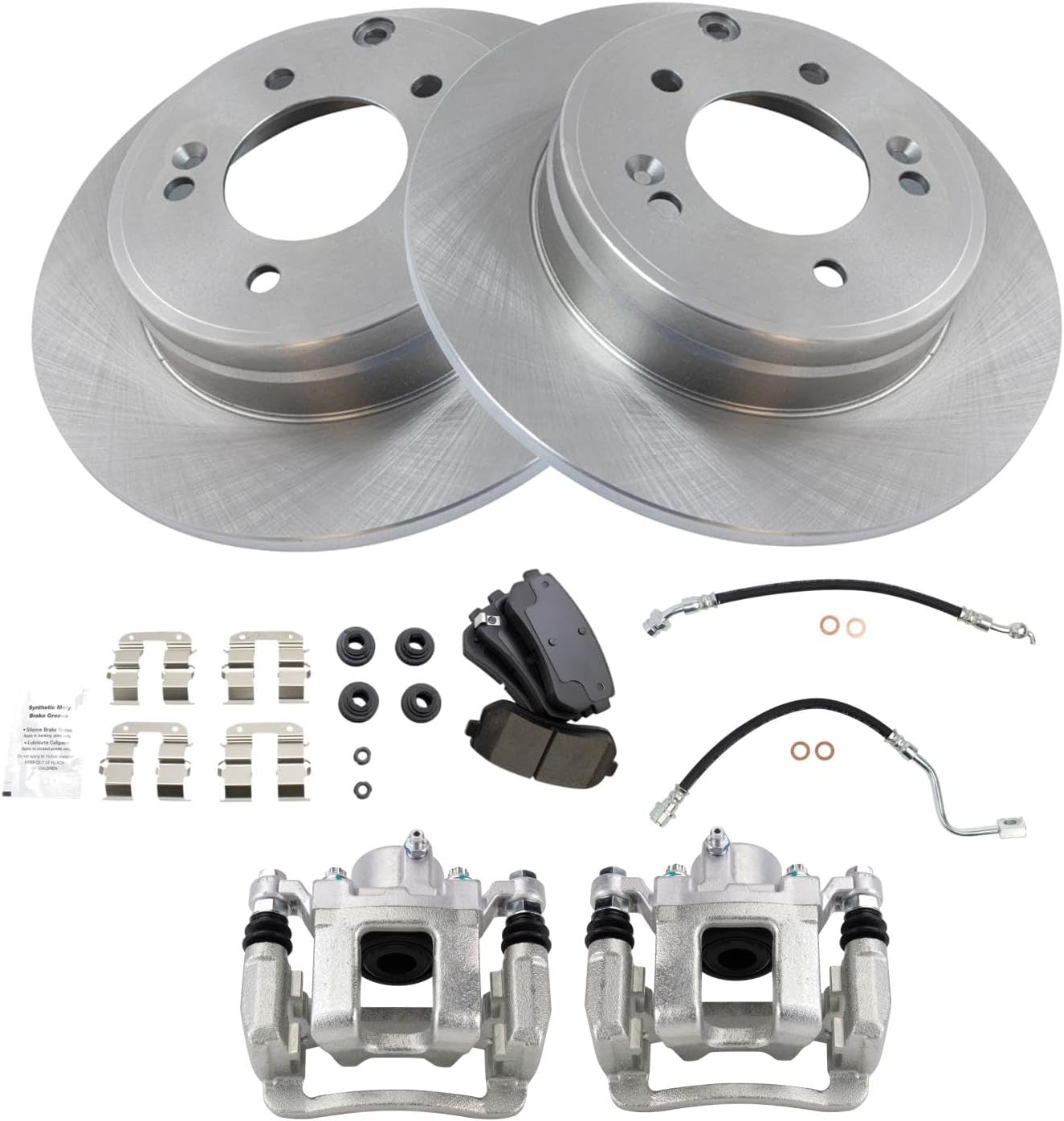 TRQ Rear Brake Pad & Rotor Kit for 2015 Hyundai Sonata Review