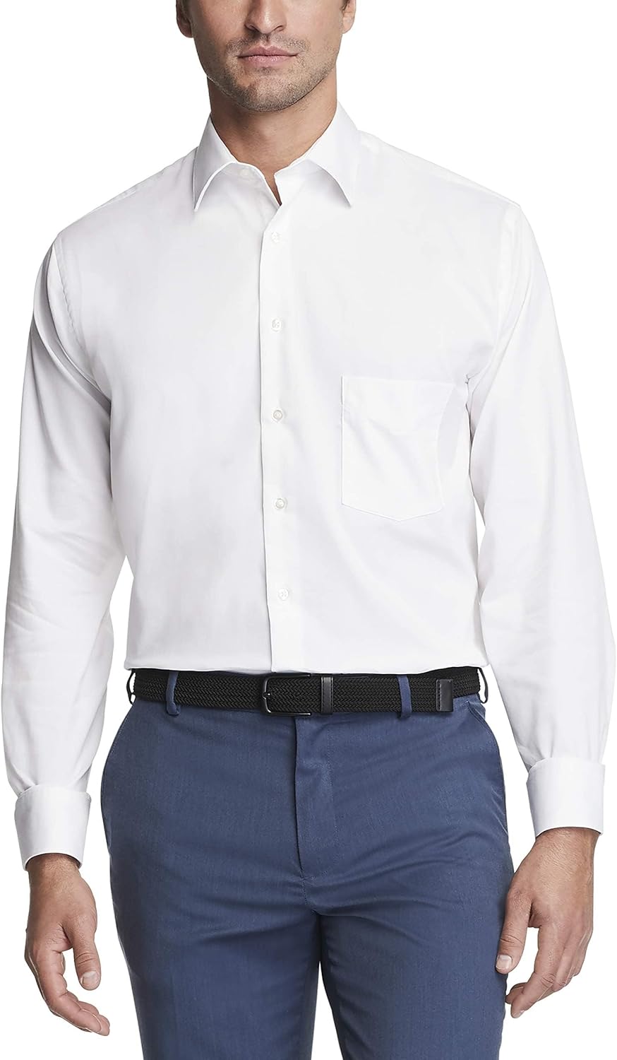 Van Heusen Men's Dress Shirt Slim Fit Stain Shield Stretch Review