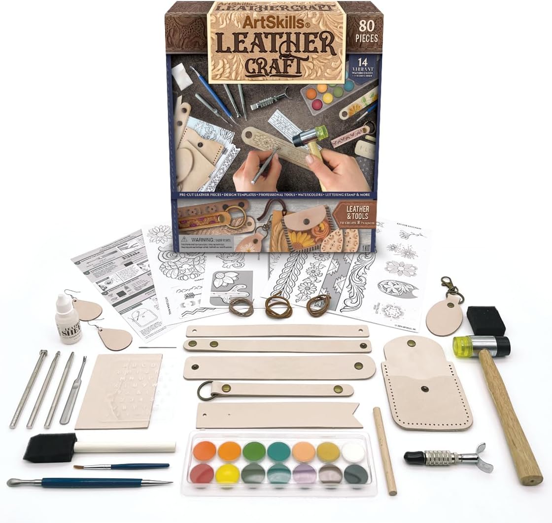 ArtSkills Leather Working Kit for Creative Crafting Projects