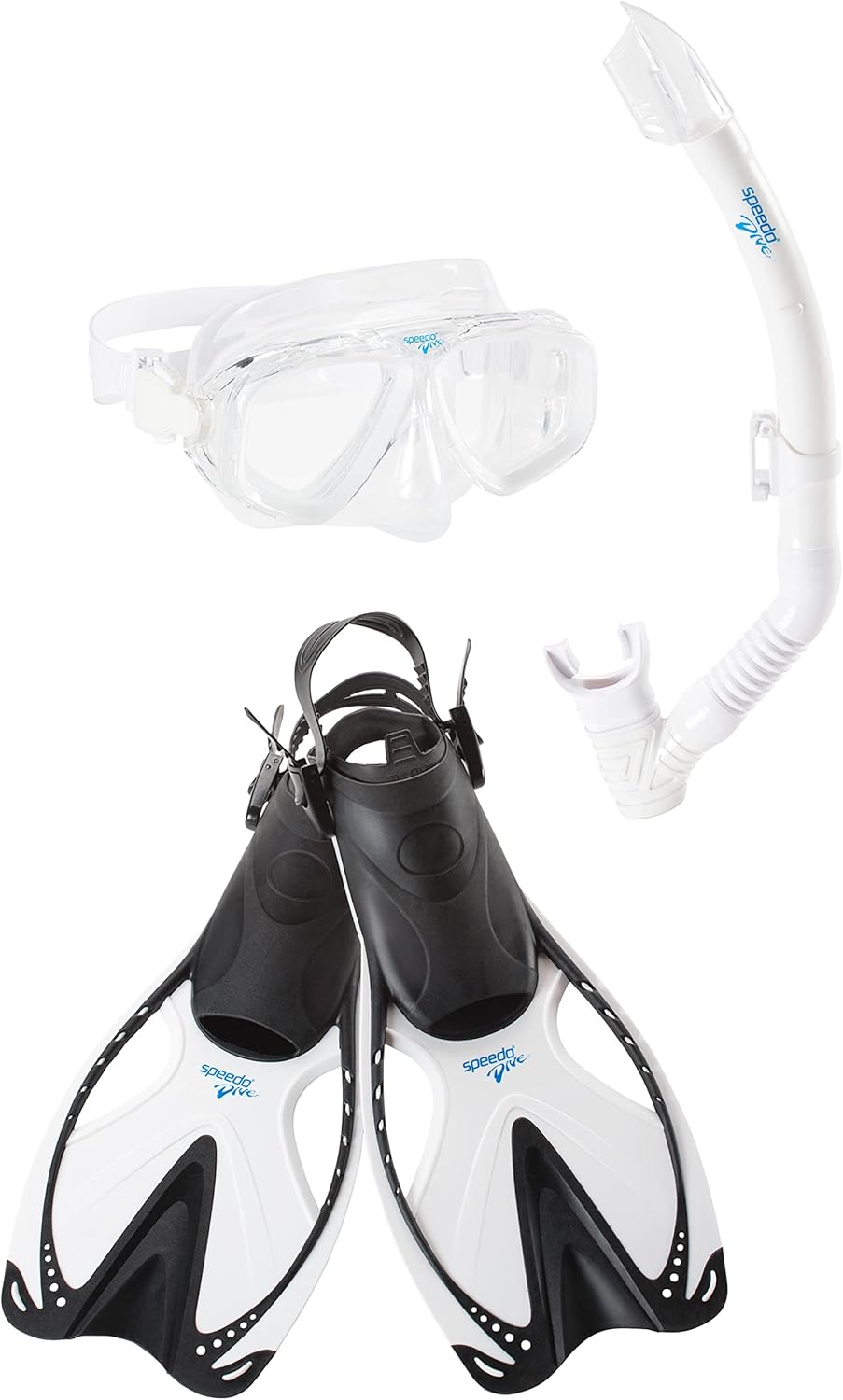 Speedo Unisex-Adult Swim Snorkel Dive Mask for Clear Viewing
