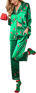 Silk Satin Pajamas Long Sleeve 2 Piece Set - Soft Luxe Sleepwear