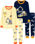 DAUGHTER QUEEN Boys 100% Cotton Long Sleeve Pajamas (Style 28HC)