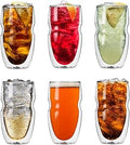 Ozeri Serafino Double Wall Insulated Beverage Glasses Set of 4