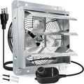Hiorucet 7 Inch Shutter Exhaust Fan for Garage and Greenhouse