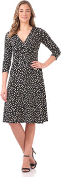 Rekucci Women's Slimming Fit-and-Flare Crossover Tummy (Style MZPQ)