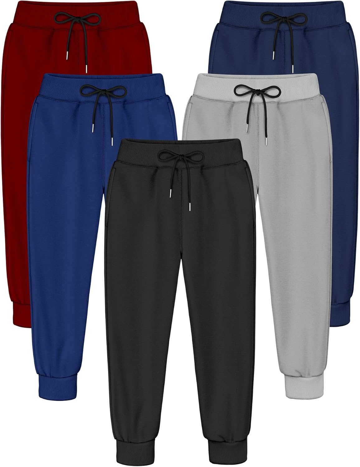 Boys Sweatpants Jogger Pants for Active Kids with Pockets