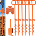 6PCS Heavy Duty Tent Stakes Set - Secure Your Tent with Ease!