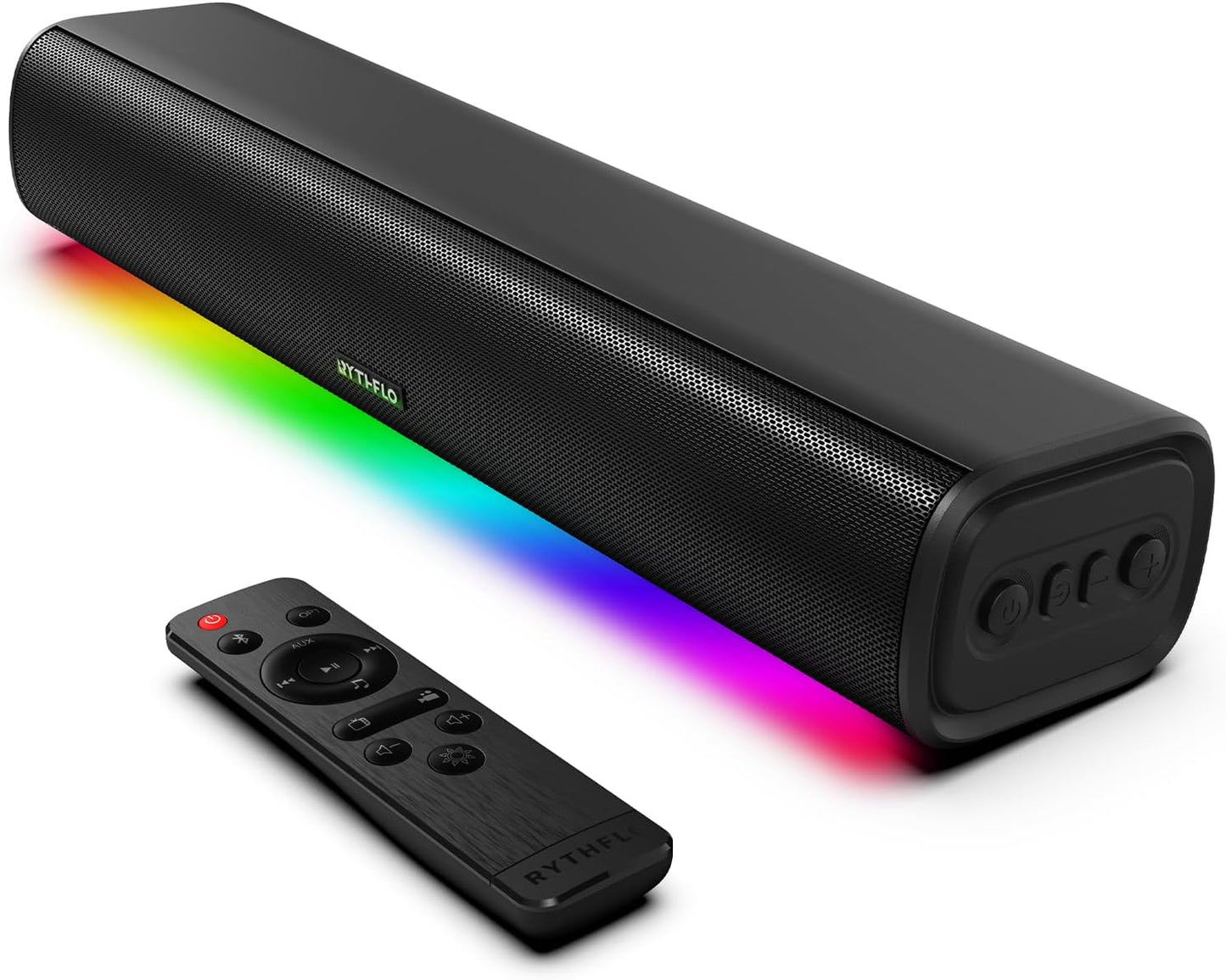 Sound Bar for Smart TV with Impactful Bass and Dynamic Lights