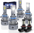 9005 9006 H10 Fog Bulb Set for Chevy Silverado 2003-2006 - 6500K