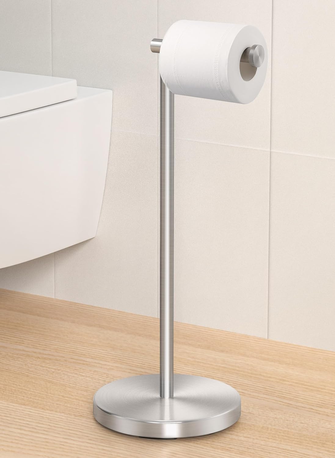 KES Toilet Paper Holder Stand - Rustproof Stainless Steel Design