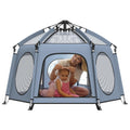 Baby Playpen with Canopy - 1-Second Setup, Ultra-Light & Sturdy