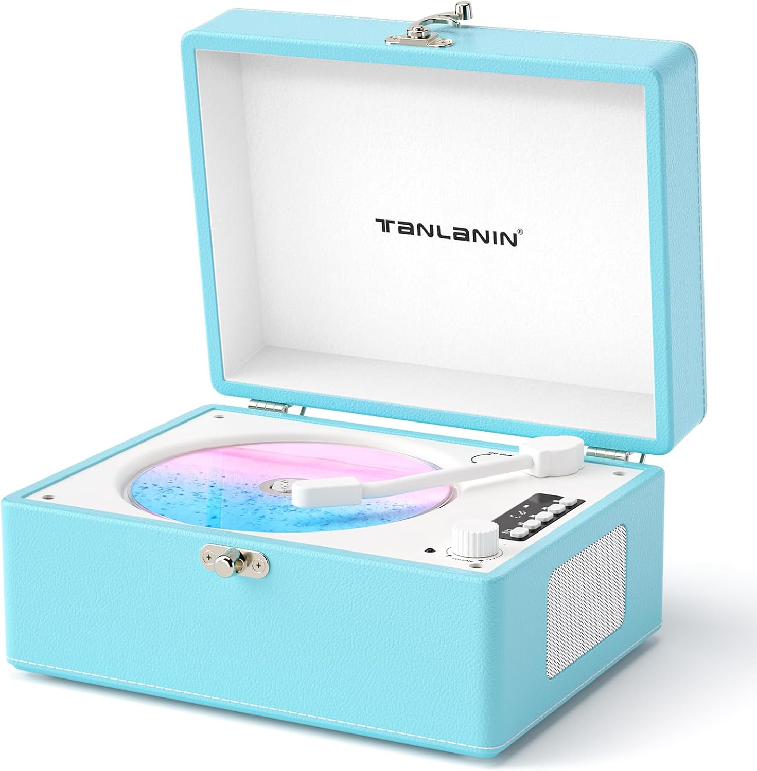 Portable CD Player with Bluetooth and Upgraded Speakers for Home