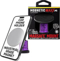 MagSafe Car Phone Mount - MobNetic Maxx MS Purple Chrome