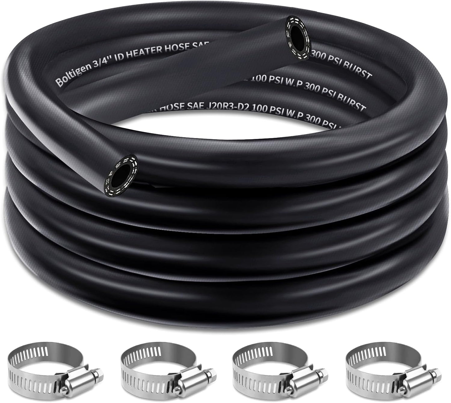 Boltigen 5/8inch Heater Hose - Durable 15 Feet Coolant Line
