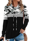 Angerella Camo Leopard Print Hoodie for Women - Cozy Lightweight