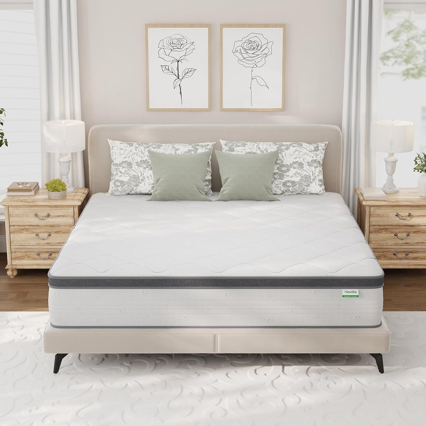 Novilla 14 Inch King Mattress for Ultimate Comfort and Support