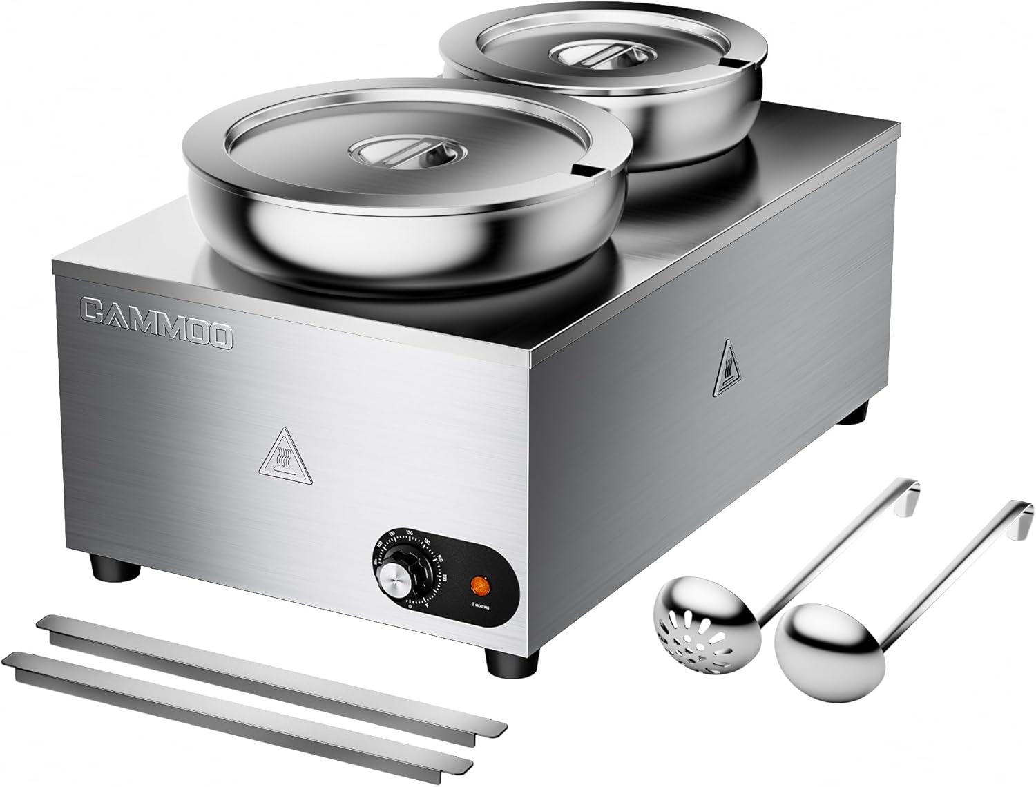 20qt Electric Soup Warmer and Steam Table for Catering Needs