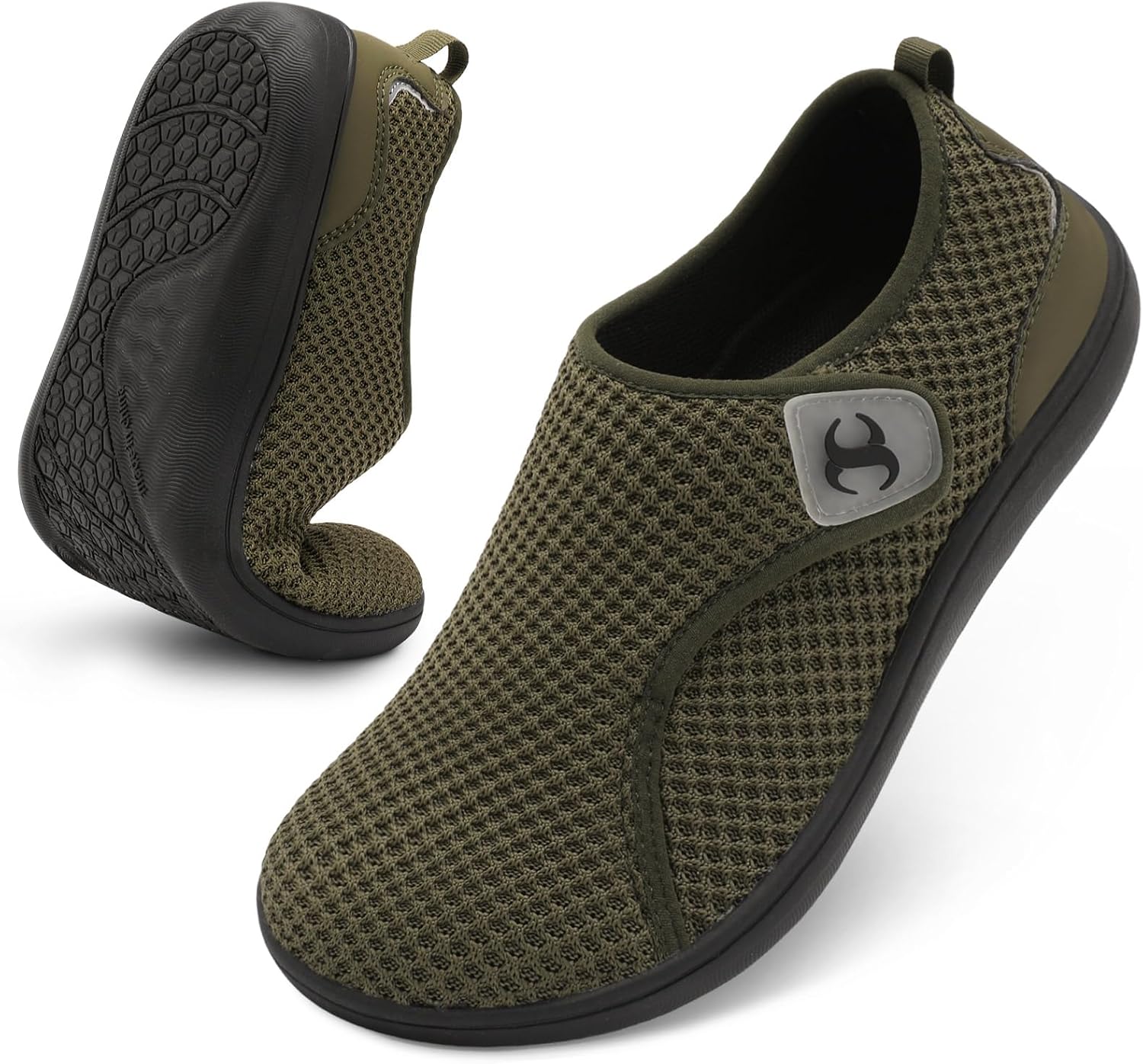 Mens Walking Shoes Wide Diabetic Orthopedic Recovery Sneakers